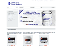 Tablet Screenshot of graphene-supermarket.com